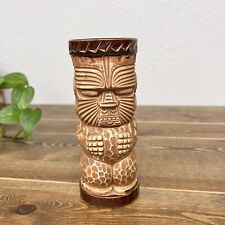 Vintage Ceramic Hawaii Kai Tiki Bar Mug Peanut Lined Face picture
