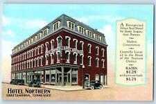 Chattanooga Tennessee TN Postcard Hotel Northern Building Exterior c1940 Vintage picture