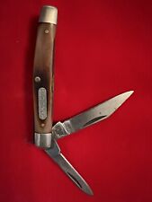 Vintage USA Made Schrade OLD TIMER Middleman Jack Knife Great Carry Knife picture