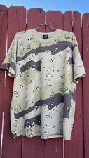 Vintage 90s Rothco Desert Storm Camo Shirt Single Stitch 3XL 80s Chocolate Chip picture