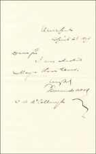 MAYOR FERNANDO WOOD - AUTOGRAPH LETTER SIGNED 04/26/1873 picture