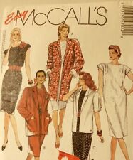 Vintage Easy McCall's 4703 Dress And Jacket Sewing Pattern Sizes 10-14 Uncut picture