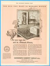 1925 Mohawk Carpet Mills Amsterdam NY Karnak Area Rug 1920s Home Decor Ad picture