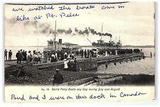 1922 Postcard Barrie Ferry Boats Point Pelee Ontario Canada July & August picture