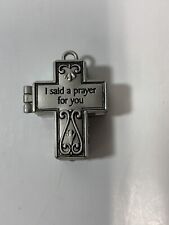 I Said A Prayer For You Magnetic Cross Charm picture