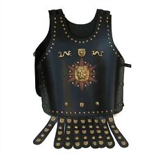 Halloween Greek Leather Armor Jacket Ancient Leather Larp Cosplay Costume Armor picture
