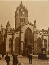 Antique RPPC Postcard Ephemera Early 1900s Picture Judges LTD St Giles Edinburgh picture