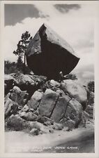 Perched Boulder, June Lake, Mono County California Frashers RPPC Photo Postcard picture