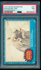 1977 Star Wars OPC #20 Hunted By The Sand people PSA 7 NM picture