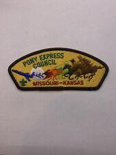 Boy Scout Missouri Kansas Pony Express Council Shoulder Patch picture