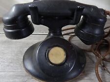 *RARE* VINTAGE 1920s WESTERN ELECTRIC TELEPHONE D1 BASE E1 HANDSET picture