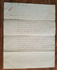 ANTIQUE English Hand Written Land Indenture/Judd & Thorogood - March 1820/Signed picture