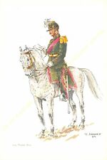 Illustration J.Demart Militaria Body Special Condition Major Big/Large Outfit picture