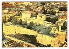 Vintage Jerusalem - Birds Eye View Foreground of Citadel and Jaffa Gate c1970's picture