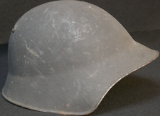 Swiss WW2 M18/40 Steel Combat Helmet WW1 WW2 Original W/ Chinstrap picture