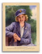 “H.R.H. The Princess Queen Elizabeth” 1941 Vintage Style WW2 War Poster - 18x24 picture