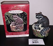 Hallmark Keepsake 1999 Curious Raccoons Collector Series 3 Majestic Wilderness picture