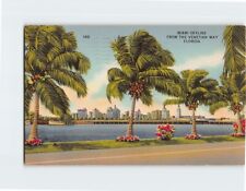 Postcard Miami Skyline from the Venetian Way Florida USA picture