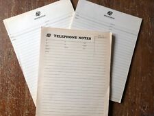 Bechtel Engineering Construction Co Vintage Lot (2)Telephone Notes  (1) Memo Pad picture
