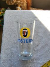 Foster's Australian Lager Heavy Beer Glass 6 inches Thick Pint picture