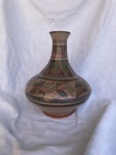 mexican clay pottery vase vintage picture