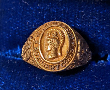Authentic 10k Women's Army Auxiliary Corps WWII Ring WAAC Capt Eleanor B. Gibson picture