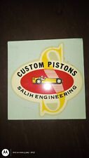 Vintage Racing Custom Pistons Salih Engineering Waterslide Decals 1960's picture