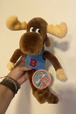 1985 Vintage Bullwinkle The Moose Suction Cup For Car Plush 12