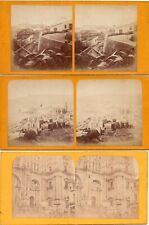 Malaga, Spain Lot of (3), .  Stereoview Photo picture