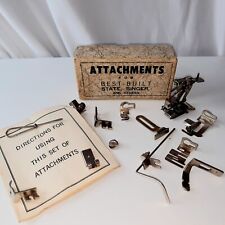 Vintage Sewing Attachments Edgestitcher Multi Slotted Binder Ruffler and More picture