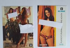 1994 Playboy Centerfold Collector Card February 1970 #50, 51 Linda Forsythe picture
