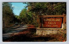 Corbin KY-Kentucky, Entrance Cumberland Falls State Park Vintage c1963 Postcard picture