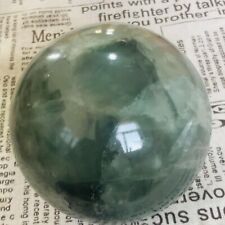 3.18LB   Natural green fluorite ball crystal quartz sphere reiki healing Gem picture