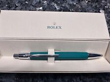 Rolex Green Ballpoint Pen With Push Button Brand New picture