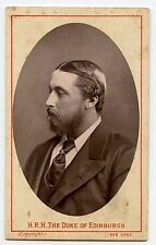 H.R.H. The Duke of Edinburgh, Royalty Vintage CDV Photo, E. Moses and Son London picture