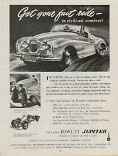 1953 Jowett Jupiter 1 1/2 Litre 90 mph Britain's Best in Class Vintage Print Ad picture