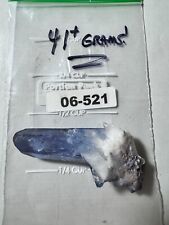 COOL BEANS CRYSTAL: Blue Tanzanite? 41+g Pointed Rough Specimen Heated? 06-521 picture