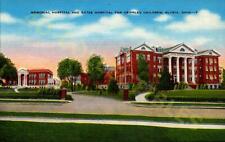 Vintage postcard Elyria Ohio Memorial and Gates Hospital Postcard picture