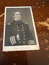 Civil War CDV Union Admiral David Farragut picture