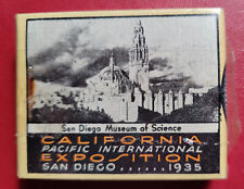 1935 California Expo San Diego Two Plastic Sealed Matchbooks Match Cover picture