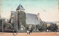 Salt Lake City Utah St Paul's Episcopal Church Downtown Early 1900s Postcard D50 picture
