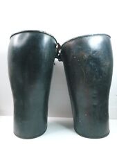 WW1 Leather Gaiters / Leather Riding Spats picture
