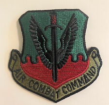 Authentic U.S. AIR FORCE: AIR COMBAT COMMAND SUBDUED BDU PATCH NEW picture