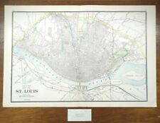 Vintage 1911 ST LOUIS MISSOURI Map 23