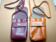 2 Vintage Eastern Airlines CrossBody Amenity Travel Bags Brown Burgundy Goldwing picture