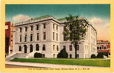 Postcard View of Forsyth County Court House Winston-Salem North Carolina picture