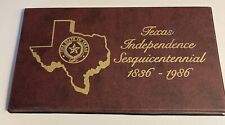 1836-1986 Texas Independence Sesquicentennial 3 MEDALS SET in Original Folio picture