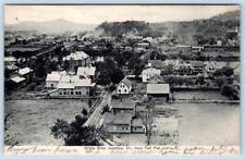 1907 WHITE RIVER JUNCTION VERMONT FROM TAFT FLAT AERIAL VIEW POSTCARD picture