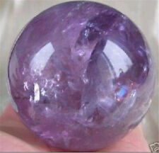  NATURAL Guardian RAINBOW AMETHYST QUARTZ CRYSTAL SPHERE BALL 39-42MM + STAND picture