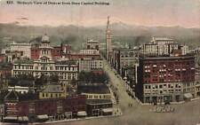 c1910 Birds Eye View Denver From Capitol Building  CO  P260 picture